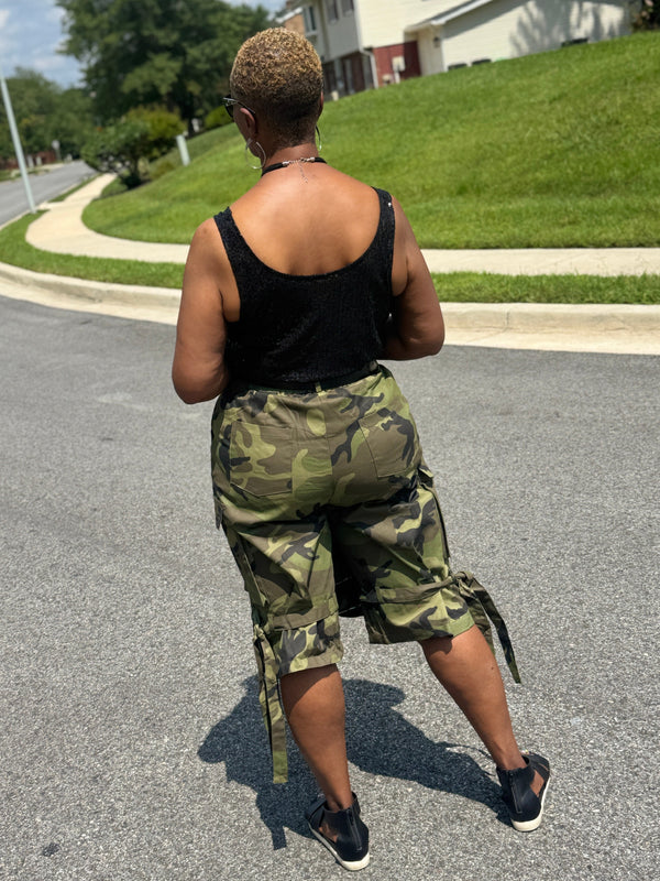 Camo Cargo Shorts