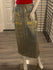 Denim Metallic Skirt