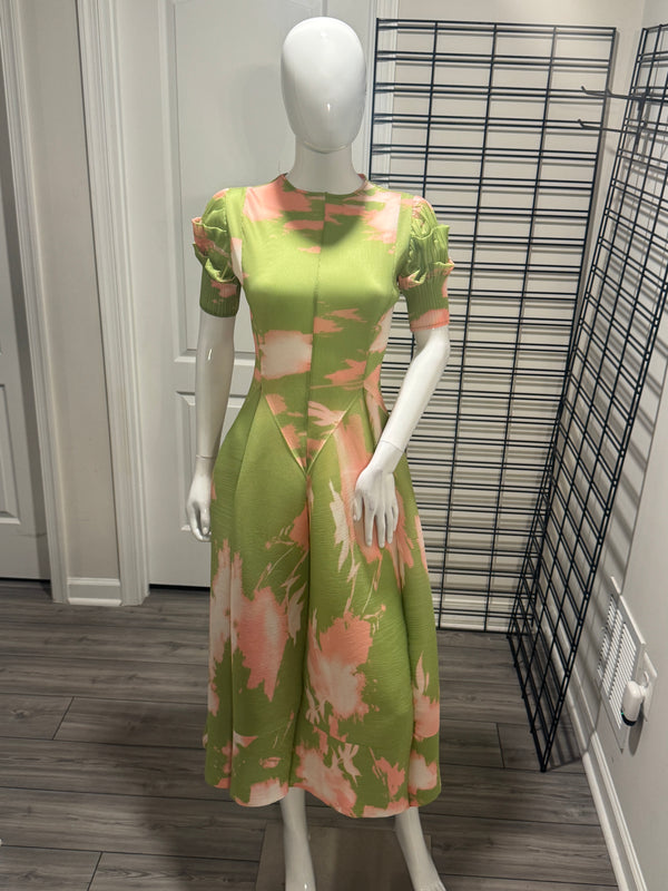 Pink and Green Fun Dress