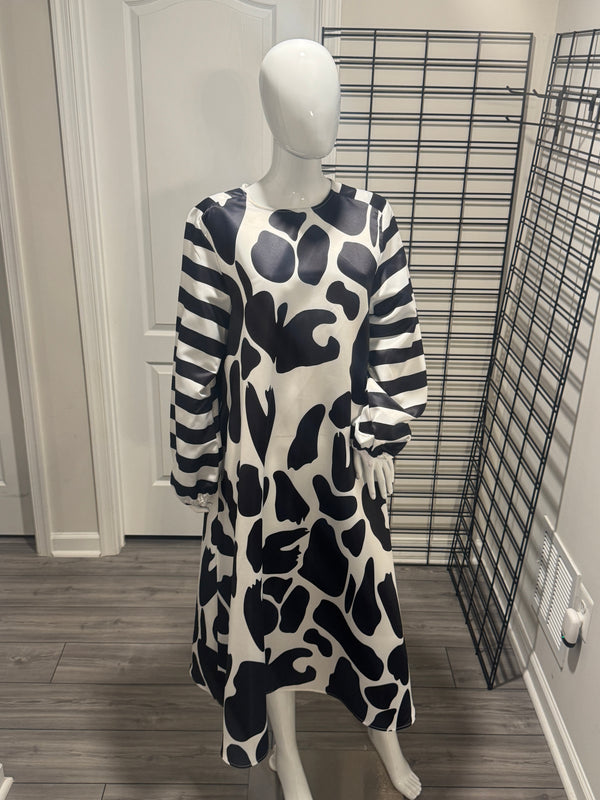 Black And White Dress