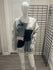 Denim Patched Short Set