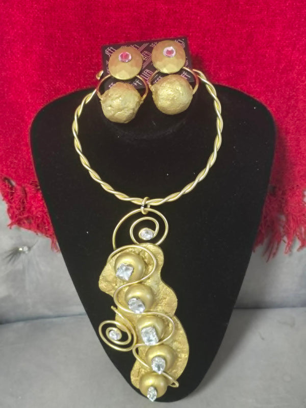 Jeff Lieb Golden Glamour Jewelry Set