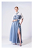 2-Piece Denim Maxi Skirt Set