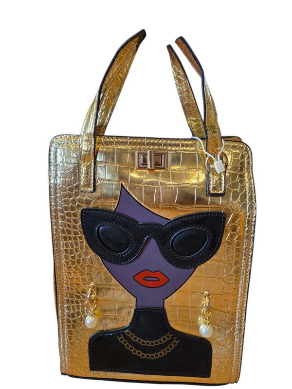 Golden Attitude Tote