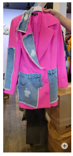 The Pink Blazer/Dress with Denim