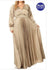 Belted Pleated Maxi Dress