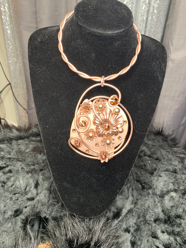 Jeff Lieb Rose Gold Necklace