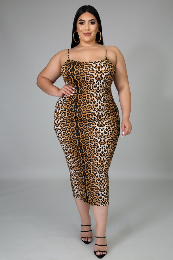 Leopard Stretch Dress
