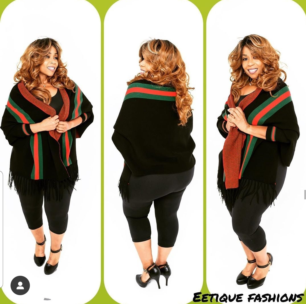 Fashion Pauncho Scarf 1