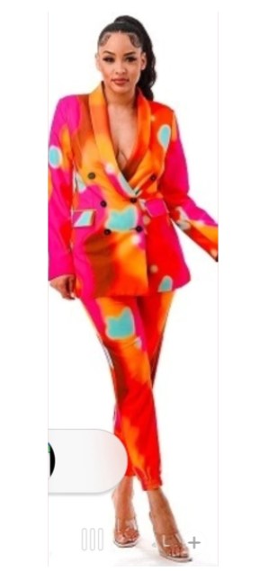 Colorful Jogger Pantsuit