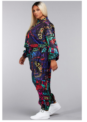 Rainbow 2 PC Jogger Set EETique Fashions