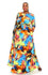 Earthtonish Print Maxi Dress