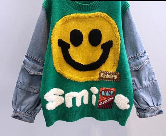 Happy Face Denim/Sweater